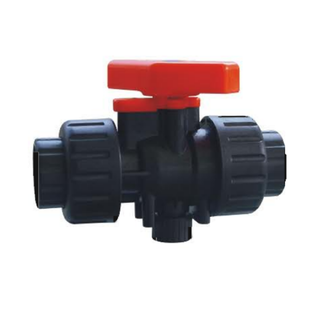 Ceramic Core Ball Valve, Plastic Body, 0.50 Inch, Female Thread, No NPT, Manual Operation