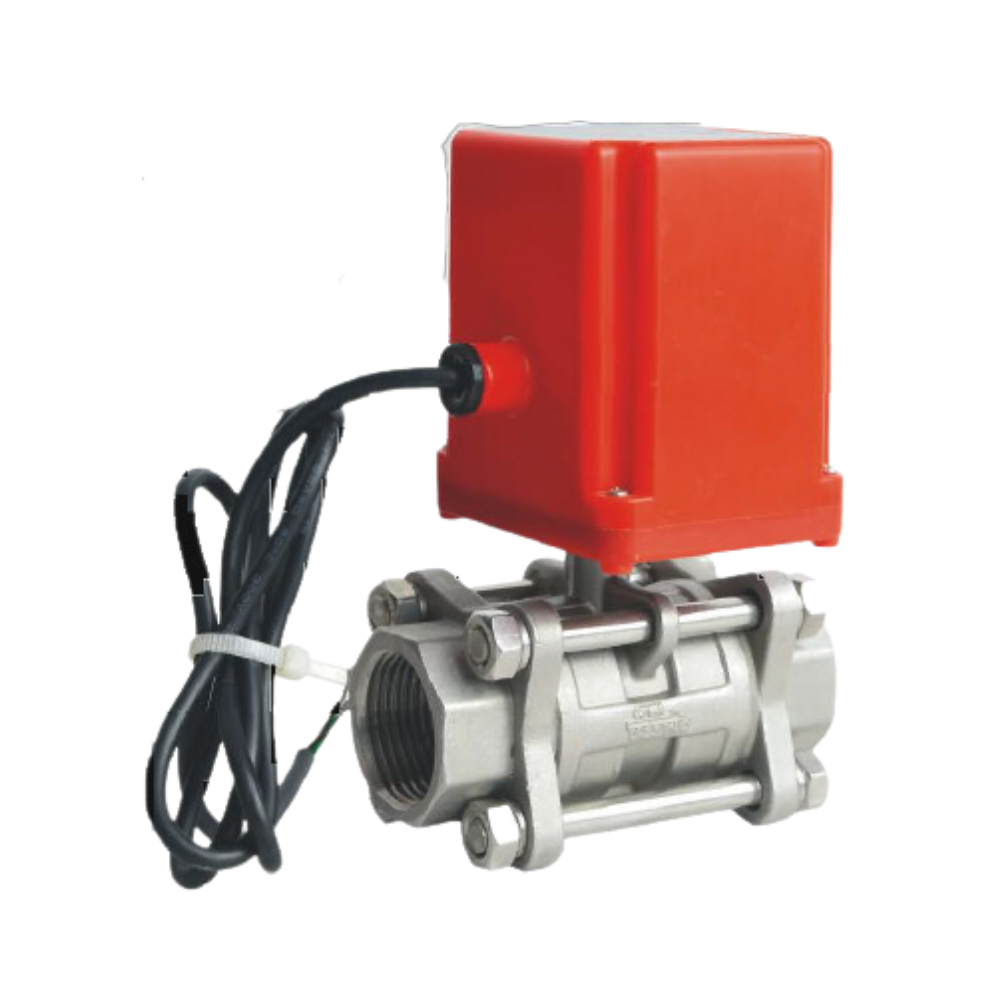 Ceramic Core Ball Valve, Stainless Steel Body, 0.75 Inch, Female Thread, Electric Operation, 6V