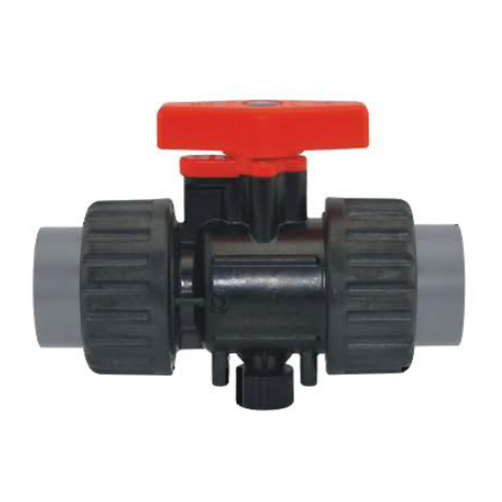 Ceramic Core Ball Valve, Plastic Body, 3 Inch, UPVC Glue Connection, Manual Operation