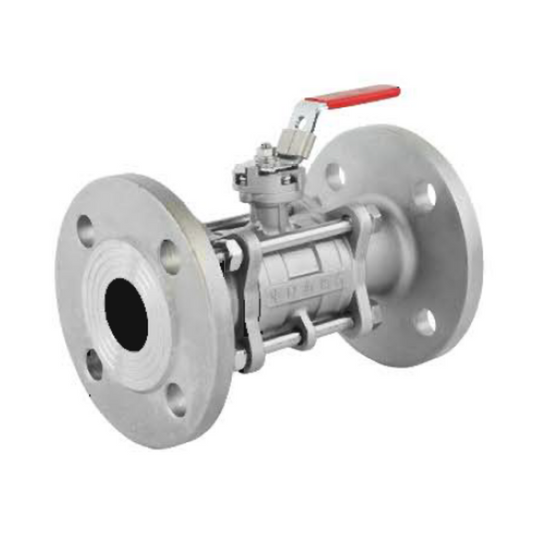 Ceramic Core Ball Valve, Stainless Steel Body, 0.75 Inch, Flange Connection, Manual Operation